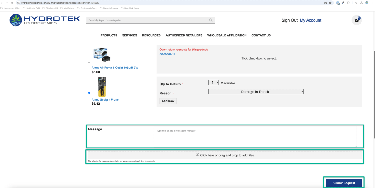 RMA Instruction Step 4 RMA Instruction Step 4 Picture